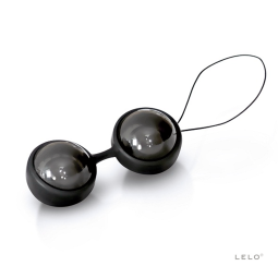 LELO Luna Beads Noir Luxusní vyjímatelné Venušiny kuličky v černém provedení