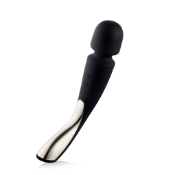 LELO Smart Wand Medium Black - Luxusní masážní vibrátor s bezdotykovou funkcí