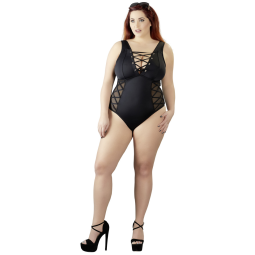 Plus size body se šněrováním