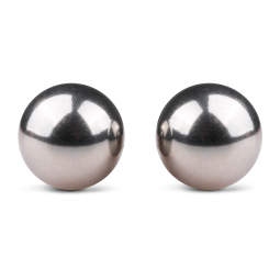 Silver ben wa balls - Venušiny kuličky 2cm stříbrné