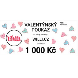 Valentýnský poukaz 1 000 Kč