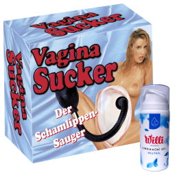 Vagina Sucker - vakuová pumpa pro ženy + lubrikační gel