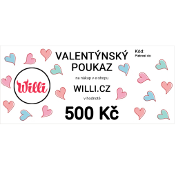 Valentýnský poukaz 500 Kč