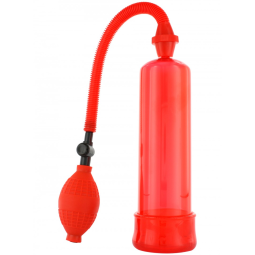 Penis Enlarger Pump Červená vakuová pumpa na zvětšení penisu