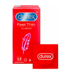 Latexové kondomy Durex Feel Thin 12 ks tenké