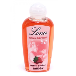 Lona Jahoda 130 ml - Intimní lubrikant s příchutí