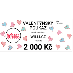 Valentýnský poukaz 2 000 Kč