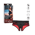 Scandal Crotchless Set - Kalhotky pro uchycení dilda