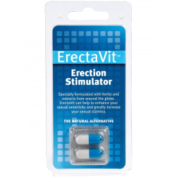 Kapsle Erecta Vit pro zvýšení prožitku z milování 2 kapsle