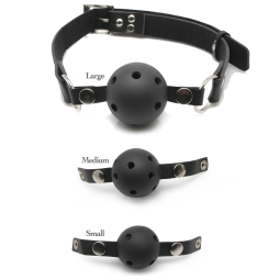 Ball Gag Training System - S, M, L - sada roubíků