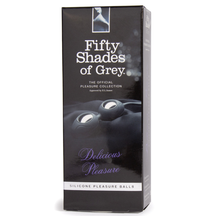 Fifty Shades of Grey Delicious Pleasure silikonové Venušiny kuličky