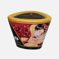 Shunga masážní svíčka jahoda a víno 170 ml pro smyslnou masáž