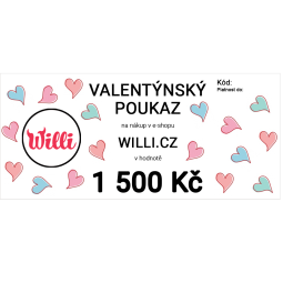 Valentýnský poukaz 1 500 Kč