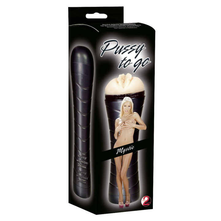 Pussy To Go Mystic Diskrétní vagína v černém pouzdře