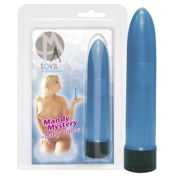 Mandy's Baby Vibe Blue - Pevný modrý vibrátor