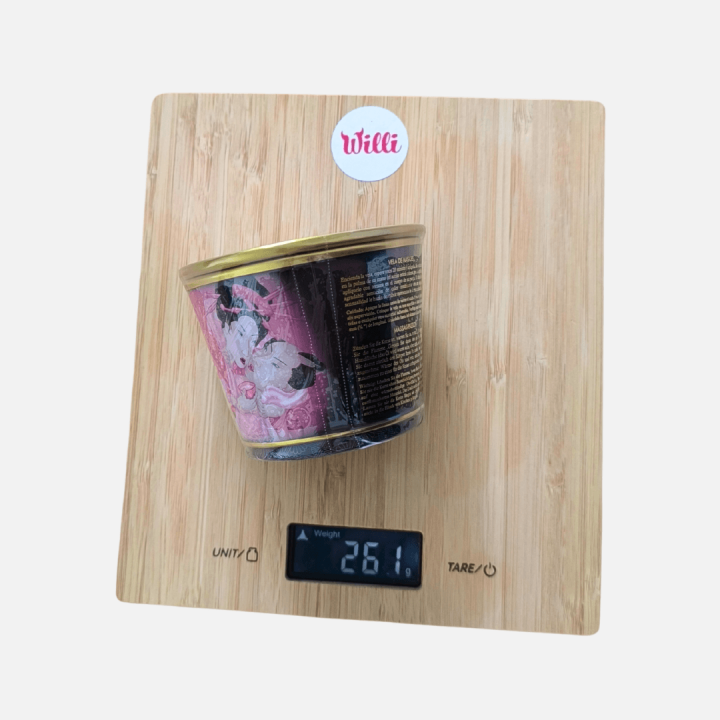 Shunga masážní svíčka růže 170 ml pro smyslnou masáž
