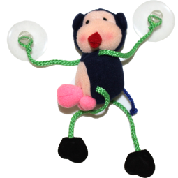 Plyšová opička s přísavkami na nohou Funky Monkey
