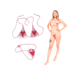 Set podprsenky a kalhotek z lipo bonbónů - Spencer a Fleetwood