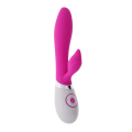 Odeco Rabbit G-Spot růžový - Luxusní silikonový vibrátor se stimulátorem klitorisu, 7 funkcí