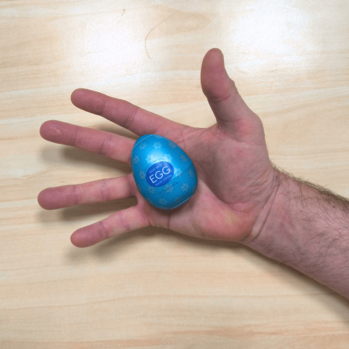 Masturbační vajíčko pro muže s texturou vloček - Tenga