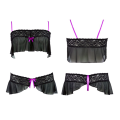 Erotický set s fialovou stuhou
