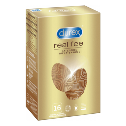 Durex Real Feel 16 ks tenké kondomy bez latexu