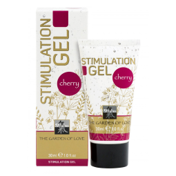 Stimulační gel Shiatsu s vůní třešní pro muže a ženy 30 ml