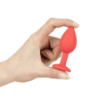 Anální kolíček - Jewel Red Plug small