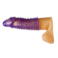 Elastický fialový návlek na penis