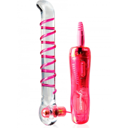 Pipedream Icicles No.4 - exkluzivní skleněný vibrátor 10 funkcí