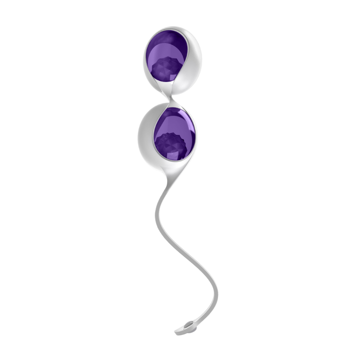 OVO L1 LOVEBALLS vyjímatelné luxusní Venušiny kuličky violet