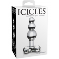 Luxusní skleněný anální kolík Pipedream Icicles N° 47 Clear