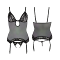 Body s podvazky a tanga S/M