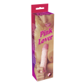 Pink Lover - Klasický realistický vibrátor s plynulou regulací vibrací