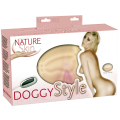 Nature Skin Doggy Style - Vibrační vagína