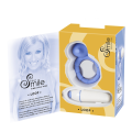 Silikonový erekční kroužek se stimulátorem klitorisu Smile Loop Blue