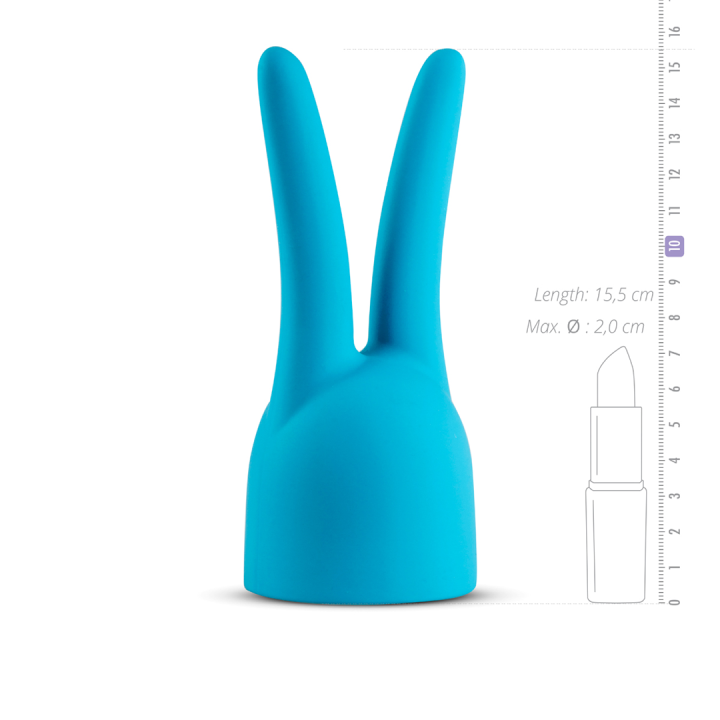 MyMagicWand Bunny Attachment - Modrý nástavec zajíček