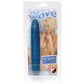 Soft Wave modrý vibrátor s vroubky