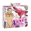 Vibrační stimulátor na klitoris ve tvaru motýlka s nastavitelnými pásky Venus Butterfly