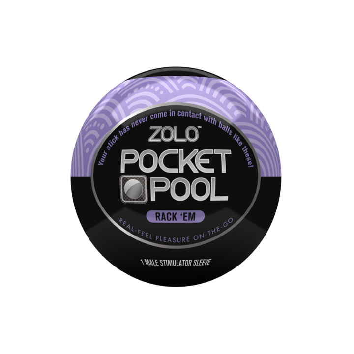 Zolo Pocket Pool Rack Em Purple