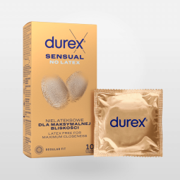Durex Sensual No Latex bezlatexové kondomy 10 ks