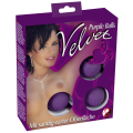 You2Toys Velvet Balls Triple - fialové