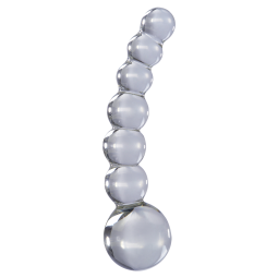 Skleněný anální masturbátor Pipedream Icicles N° 66 Transparentní