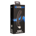 ELECTRO SHOCK Rabbit Vibrator - Vibrátor s dráždičem klitorisu a s elektro stimulací