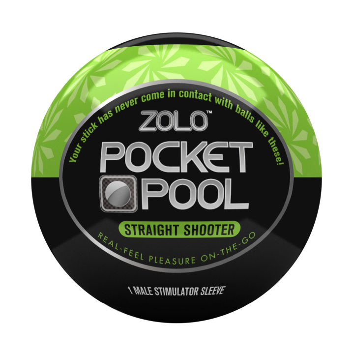 Zolo Pocket Pool Straight Shooter Green