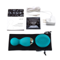 LELO Hula Beads Ocean Blue Venušiny kuličky s ovládáním pomocí pohybů
