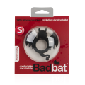 BadBat Black - Vibrační erekční kroužek netopýr