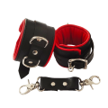 Kožená pouta na ruce Red Blush červená